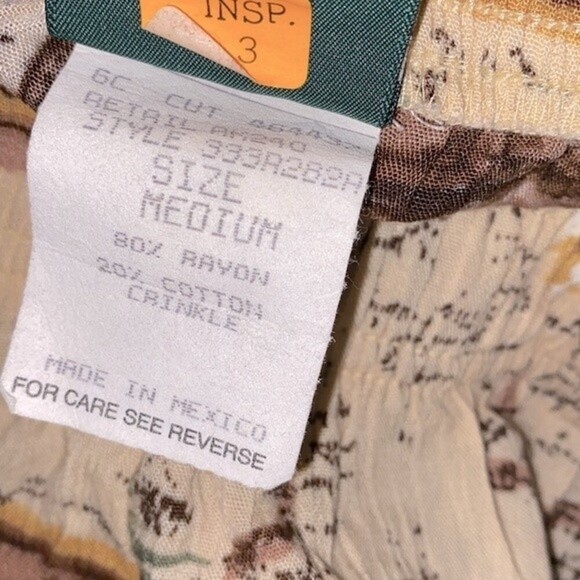 Vintage fun travel print koolait shorts deadstock new with tags - Picture 5 of 7